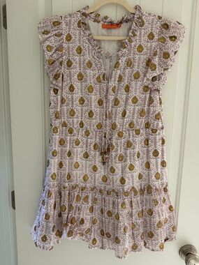 Oliphant purple and gold medium dress